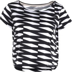 Craft BREAKAWAY SHORT TEE Tshirt z nadrukiem trellis black. Czarne topy sportowe damskie marki Craft, m. Za 149,00 zł.