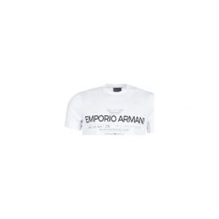 T-shirty z krótkim rękawem Emporio Armani 6G1TP6-1JTUZ-0102. Białe t-shirty męskie Emporio Armani, s, bez wzorów, bez kołnierzyka, krótkie. Za 389,00 zł.