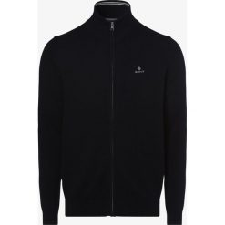 Gant - Kardigan męski, niebieski. Niebieskie kardigany męskie GANT, xl, z bawełny. Za 599,95 zł.