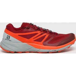 Salomon - Buty Sense Ride 2. Czerwone buty sportowe męskie Salomon, z materiału, na sznurówki, outdoorowe. Za 549,90 zł.