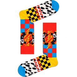 Happy Socks - Skarpetki DISNEY Mickey-Time. Skarpetki damskie Happy Socks, z motywem z bajki, z elastanu. Za 59,90 zł.