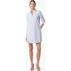 Marie Lund - Sukienka damska, niebieski. Niebieskie sukienki damskie Marie Lund, w paski, bez kołnierzyka, bez rękawów, koszulowe. Za 149,95 zł.