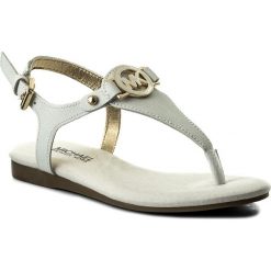 Sandały MICHAEL MICHAEL KORS - B288684 White. Białe sandały dziewczęce MICHAEL Michael Kors, ze skóry ekologicznej, bez zapięcia. W wyprzedaży za 229,00 zł.