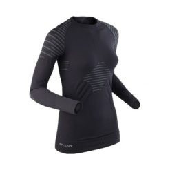 Bluza X-Bionic Invent Long Sleeve Shirt W Czarna. Czarne koszulki damskie termoaktywne X BIONIC, bez wzorów, z długim rękawem, długie, bez kaptura. Za 174,99 zł.