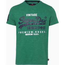 Superdry - T-shirt męski, zielony. Zielone t-shirty męskie Superdry, m. Za 99,95 zł.