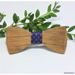 Muchy męskie: Drewniana muszka ELEGANT