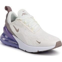 Buty NIKE - Air Max 270 AH6789 107 Sail/Pumice/Space purple White/. Brązowe buty sportowe damskie Nike, bez wzorów, z tworzywa sztucznego, sportowe, nike air max. W wyprzedaży za 499,00 zł.