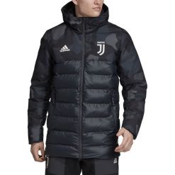 Adidas Juventus SSP Padded Jacket DX9202 kurtka męskie szare M. Szare kurtki męskie Adidas, m, bez wzorów, z poliesteru, bez kaptura. W wyprzedaży za 499,99 zł.