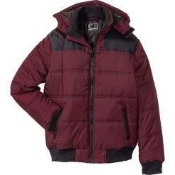 Kurtka zimowa Regular Fit bonprix czerwony klonowy. Czerwone płaszcze męskie bonprix, na zimę, m, bez wzorów, bez kaptura. Za 89,99 zł.