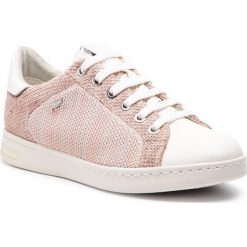 Sneakersy GEOX - D Jsysen A D821BA 06KBC C7337 Salmon/White. Różowe sneakersy damskie Geox, ze skóry ekologicznej. W wyprzedaży za 179,00 zł.