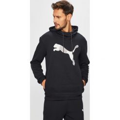 Puma - Bluza. Czarne bluzy męskie Puma, xl, z nadrukiem, z elastanu, z kapturem. W wyprzedaży za 229,90 zł.