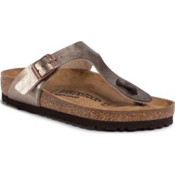 Japonki BIRKENSTOCK - Gizeh Bs 1016144 Graceful Taupe. Pomarańczowe klapki damskie Birkenstock, bez wzorów, ze skóry ekologicznej, bez obcasa. Za 289,00 zł.