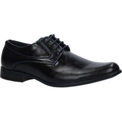 Czarne buty wizytowe sznurowane Casu MXC409. Czarne buty wizytowe męskie marki Casu, na sznurówki. Za 79,99 zł.