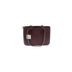 TORBA LARGE LUX BROWN. Pomarańczowe torebki klasyczne damskie Doubleu bag, bez wzorów, eleganckie, bez dodatków. Za 295,20 zł.