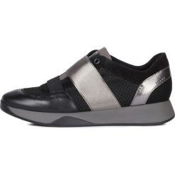 Geox tenisówki damskie Suzzie D94FRD 08822 41 czarny. Czarne trampki i tenisówki damskie Geox, bez wzorów, ze skóry, bez zapięcia. Za 499,00 zł.