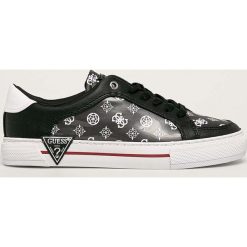 Guess Jeans - Buty. Białe sneakersy damskie Guess Jeans, z jeansu. W wyprzedaży za 299,90 zł.