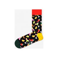 Happy Socks Drink Skarpetki Czarny. Czarne skarpetki męskie Happy Socks, bez wzorów, z elastanu. Za 47,95 zł.