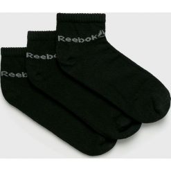 Reebok - Skarpety. Czarne skarpetki męskie marki Reebok, z bawełny. Za 29,90 zł.