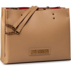 Torebka LOVE MOSCHINO - JC4268PP0AKM0201 Cammello. Pomarańczowe torebki klasyczne damskie Love Moschino, bez wzorów, ze skóry ekologicznej, klasyczne, bez dodatków. Za 869,00 zł.