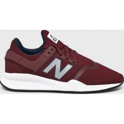 New Balance - Buty MS247FG. Brązowe buty sportowe męskie marki New Balance, z gumy, na sznurówki. Za 369,90 zł.