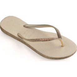 Havaianas - Japonki. Brązowe klapki damskie Havaianas, bez wzorów, z materiału, bez obcasa, na obcasie. Za 139,90 zł.