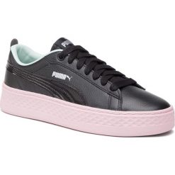 Sneakersy PUMA - Smash Platform Trailblazer 369133 01 Puma Black/Fair Aqua/Pale Pink. Czarne półbuty damskie Puma, ze skóry ekologicznej. W wyprzedaży za 229,99 zł.