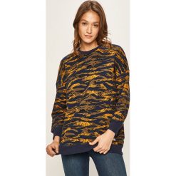 Lee - Bluza. Niebieskie bluzy damskie Lee, s, bez wzorów, z bawełny, bez rękawów, bez kaptura. W wyprzedaży za 179,90 zł.