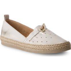 Espadryle damskie: Espadryle MACIEJKA – 03508-25/00-5 Złoto Przecierka