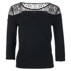 Only T-Shirt Damski Ivy 3/4 Top Jrs Black Solidny (Rozmiar S). Czarne topy damskie marki ONLY, s. W wyprzedaży za 71,00 zł.