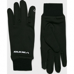 Viking - Rękawiczki. Czarne rękawiczki męskie Viking, z dzianiny. Za 59,90 zł.