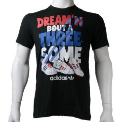 Adidas G Tee X34444 t-shirt męskie czarne, białe XS. Czarne t-shirty męskie Adidas, xs, bez wzorów, z bawełny, bez kołnierzyka, krótkie. W wyprzedaży za 69,99 zł.