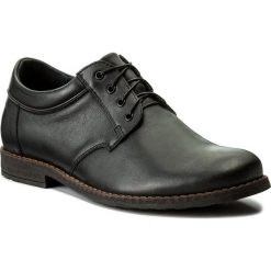 Półbuty SERGIO BARDI - Carisio FW127284517GR 101. Czarne półbuty skórzane męskie Sergio Bardi. W wyprzedaży za 189,00 zł.