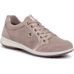 Sneakersy GO SOFT - 506341 Beige. Brązowe półbuty damskie GO SOFT, bez wzorów, ze skóry, bez obcasa, bez zapięcia. Za 249,99 zł.