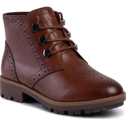 Trapery CAPRICE - 9-25222-23 Cognac Nappa 303. Pomarańczowe trapery damskie Caprice, ze skóry. W wyprzedaży za 319,00 zł.