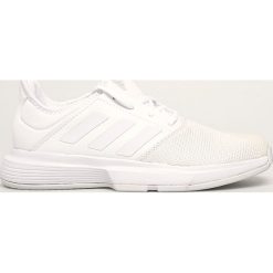 Adidas Performance - Buty GameCourt W. Białe buty sportowe damskie adidas Performance, bez wzorów, z gumy, sportowe. Za 249,90 zł.