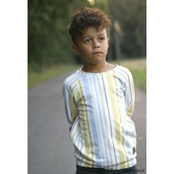 Bluza Belts mustard-blue. Żółte bluzy chłopięce marki Pakamera, z dzianiny. Za 91,00 zł.
