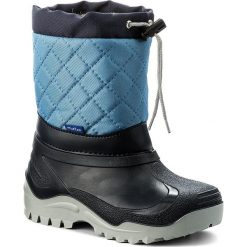 Buty zimowe chłopięce: Śniegowce MUFLON – 32-477CH Granatowy