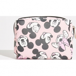 Kosmetyczka Mickey Mouse - Różowy. Czerwone kosmetyczki damskie Sinsay, z motywem z bajki. Za 19,99 zł.