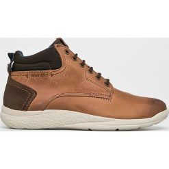 Wrangler - Buty. Pomarańczowe buty sportowe męskie marki Wrangler, ze skóry. W wyprzedaży za 339,90 zł.