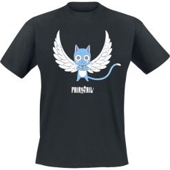 T-shirty męskie: Fairy Tail Happy Angel T-Shirt czarny