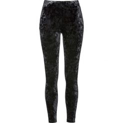 Legginsy aksamitne bonprix czarny. Czarne legginsy bonprix. Za 74,99 zł.