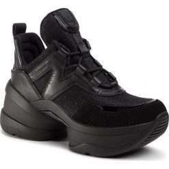 Sneakersy MICHAEL MICHAEL KORS - Olympia Trainer 43R0OLFS6D Black. Czarne półbuty damskie MICHAEL Michael Kors, ze skóry ekologicznej. Za 919,00 zł.