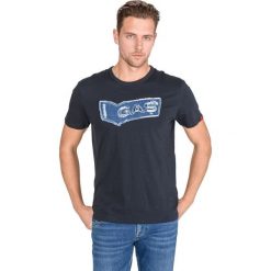 GAS Juby/R Koszulka Niebieski. Niebieskie podkoszulki męskie Gas, xxl, z haftami, z bawełny, bez kołnierzyka, z krótkim rękawem, krótkie. Za 307,95 zł.
