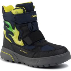 Śniegowce GEOX - J Sveggen B Abx D J947UD 0CEFU CF43S DD Navy/Lime. Niebieskie śniegowce chłopięce Geox. W wyprzedaży za 359,00 zł.