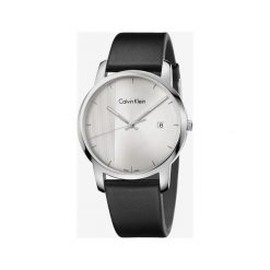 Calvin Klein City Zegarek Czarny Srebrny. Szare zegarki męskie Calvin Klein, srebrne. Za 1007,95 zł.