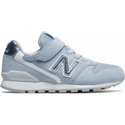 New Balance YV996PLU. Szare buciki niemowlęce New Balance, z materiału, na sznurówki. Za 249,99 zł.
