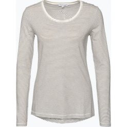 T-shirty damskie: Marie Lund – Damska koszulka z długim rękawem, beżowy