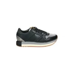 Buty Pepe jeans PLS30787. Czarne trampki i tenisówki damskie Pepe Jeans, bez wzorów, z jeansu, bez zapięcia. Za 359,03 zł.