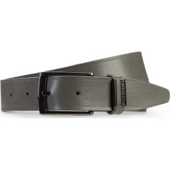 Pasek męski 87-8M-308-8. Szare paski męskie marki Wittchen, w paski, z materiału, eleganckie. Za 129,00 zł.
