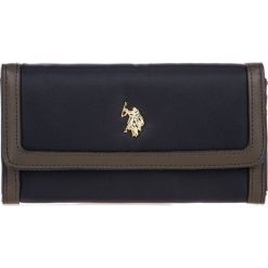 U.S. POLO ASSN. portfel damski Houston Large Flap wallet ciemny niebieski. Niebieskie portfele damskie U.S. Polo Assn., bez wzorów. Za 209,00 zł.
